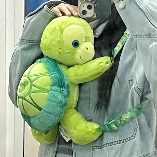 Tortoise Plush Backpack