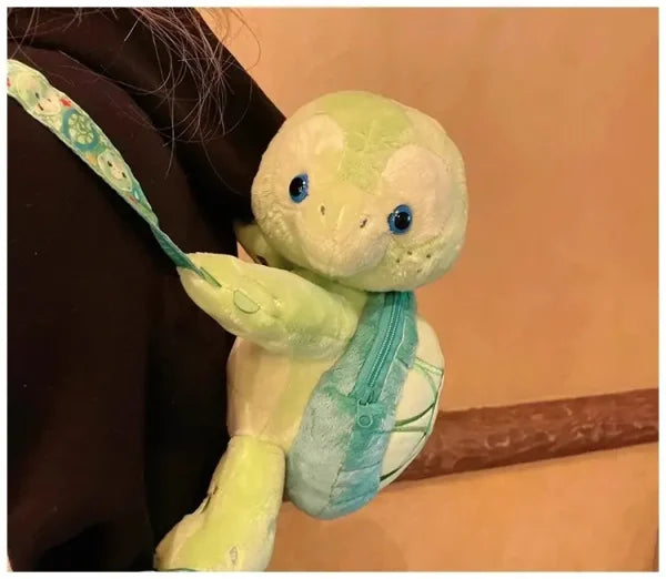 Tortoise Plush Backpack