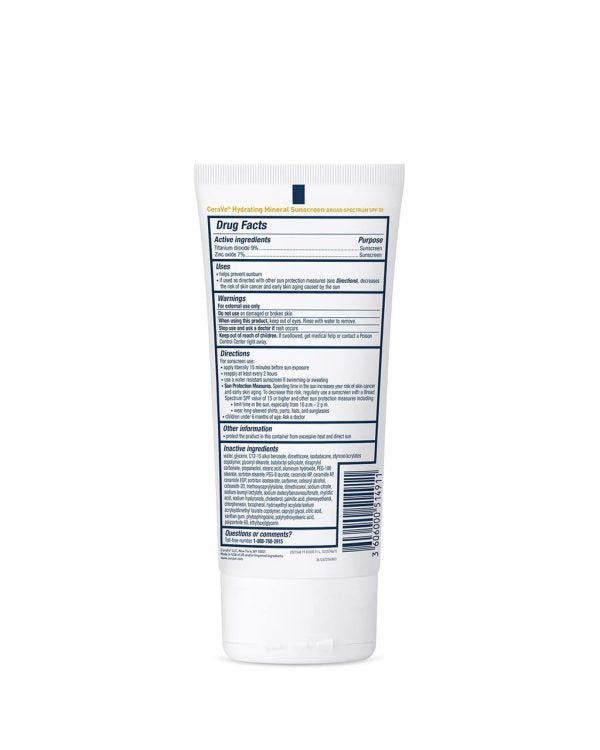 Cerave Hydrating Mineral Sunscreen