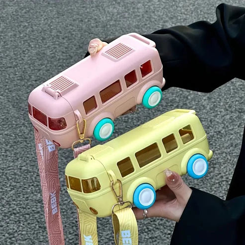 Bus Shape School Water Bottle