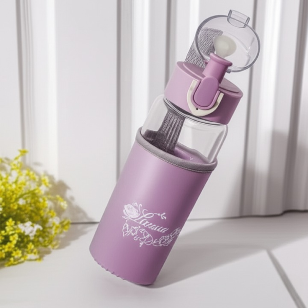 Glass Water Bottle