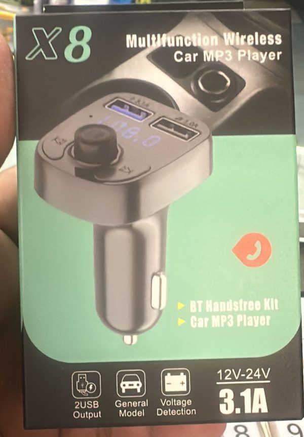 X8 – Multifunctional Car Mp3 Player