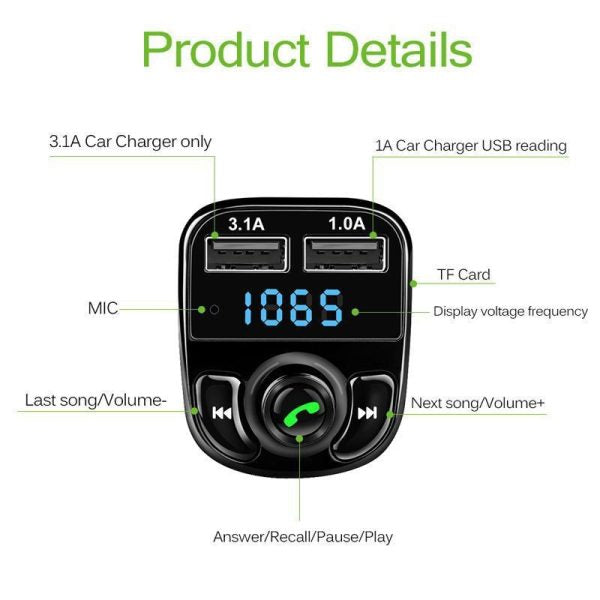X8 – Multifunctional Car Mp3 Player