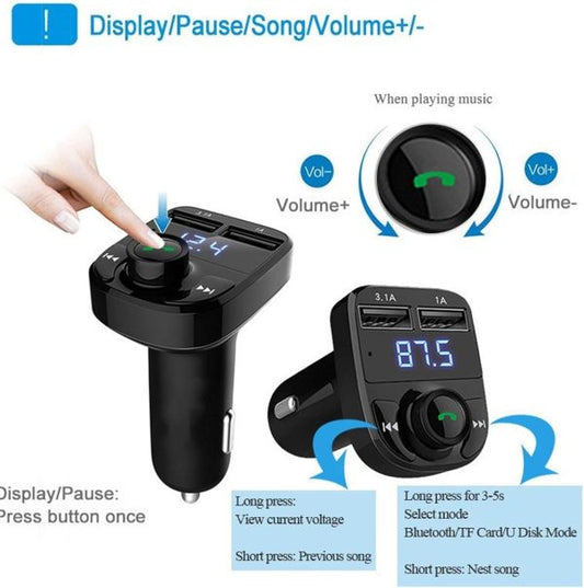 X8 – Multifunctional Car Mp3 Player