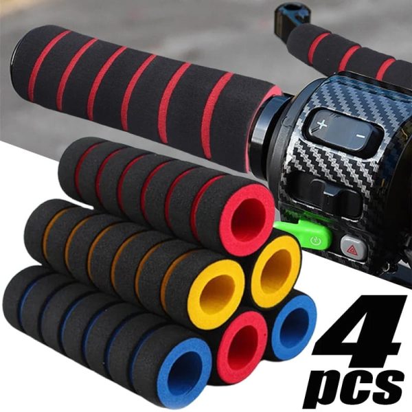 4pcs/set Motorcycle Handle Foam Grip
