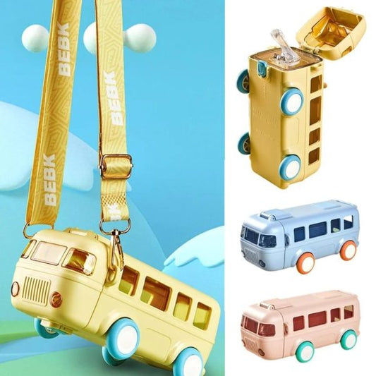 Bus Shape School Water Bottle
